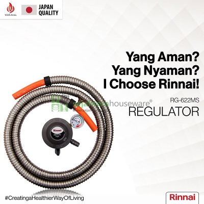 Regulator Rinnai + Selang RG-622MS
