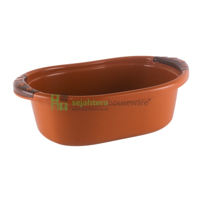 Baskom Bintang Oval LMP Coklat LP 327