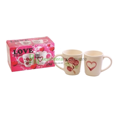 Cangkir set LOVE 2 pcs