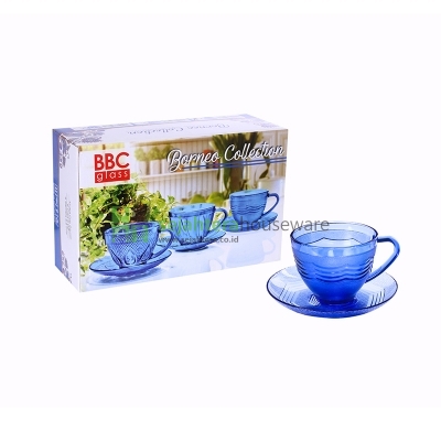 Cangkir Set BBC Borneo 00-36/35 Biru 6bh