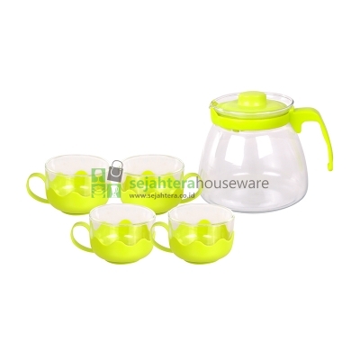 Teapot Kaca Set TW 401 D/5 SUNGLASS