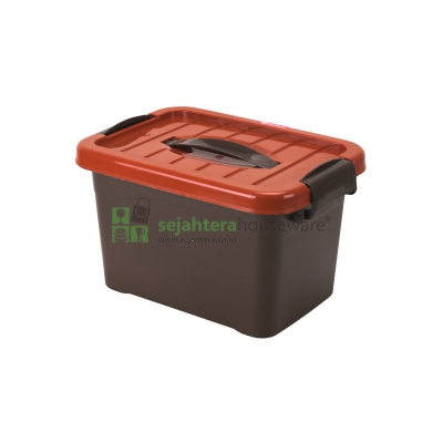 Container Box NASIONAL Coklat 5L (Samir)