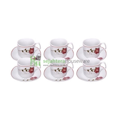 Cangkir Set Segi MORITO Motif CP23/CP25