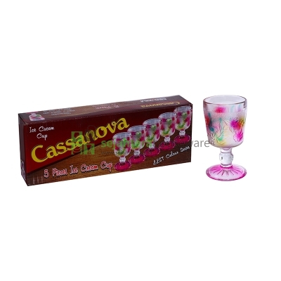 Gelas set Angela/Casanova isi 5Pcs