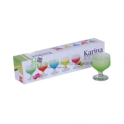 Gelas Set Karina 5pcs SK-130M/(SBL)5-1GB