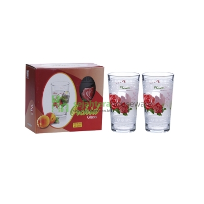 Gelas Set Orchid 212N/D2-1GB (2Pcs)