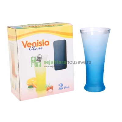 Gelas Set VENISIA HB-12/SSBL2-1GB(2Pcs)