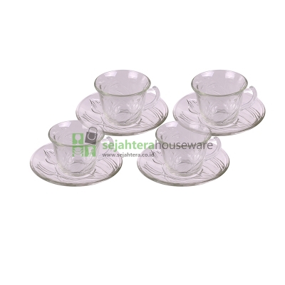 Cangkir set Tulips Kimglass CS748/8-2GP