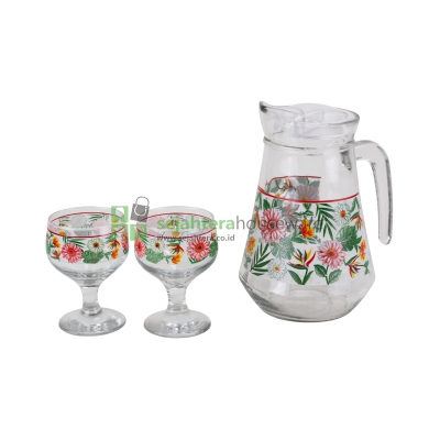 Drink Set BLOOMING FLORAL WJ-1380C.SK-13