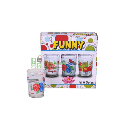 Gelas Set FUNNY FRUIT