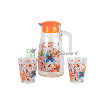 Drink Set ELEGANT FLORAL SJI-1000.YC-7