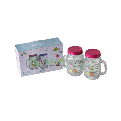 Gelas Set MJ-500 Frutta+ Tutup @2 bh