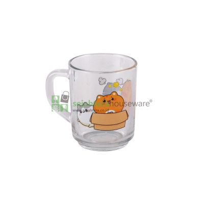 Gelas Set BBC Chubby/Tubby Cat 3 pcs