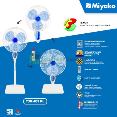 Kipas Miyako TJR-101 (remote)