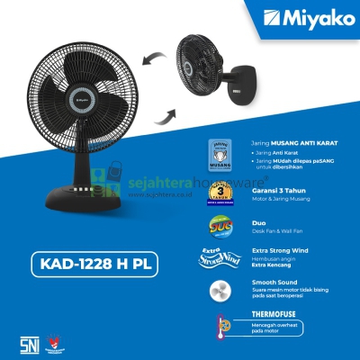 Kipas Miyako KAD-1228 H PL