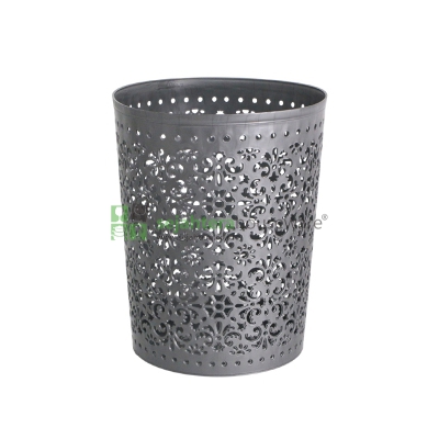 Keranjang Sampah Ukir LIONG Silver 379