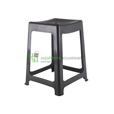 Kursi Bakso Segi Timy Coklat/Abu2