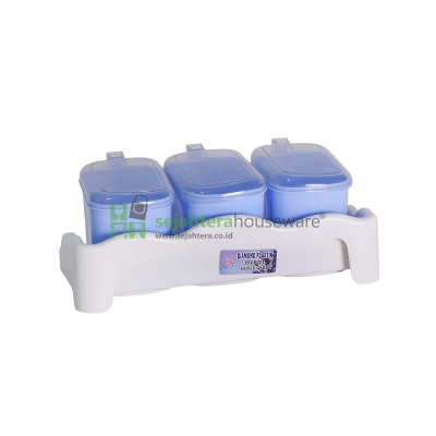 Kitchen Set Diamond Lavender @3 pcs