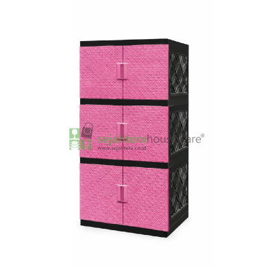 Lemari Plastik Akako Berlian Susun 3