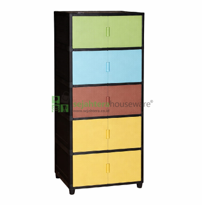 Lemari Plastik Timy Plast Ssn 5 Warna**