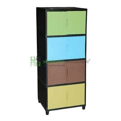 Lemari Plastik Timy Plast Ssn 4 Warna