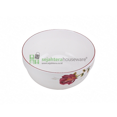 Mangkok Porselen Jepang 6 Inch Rose