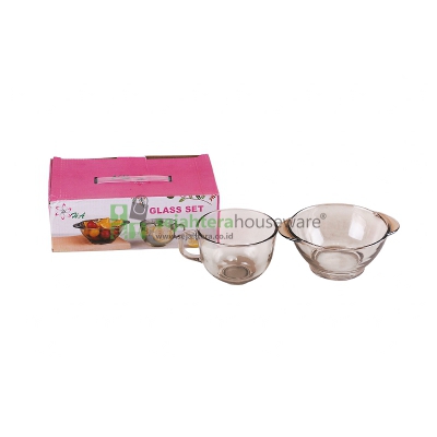 Mangkok+Gelas HA 1819 2 pcs
