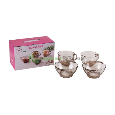 Mangkok+Gelas HA 1820 4 pcs