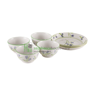 Mangkok Piring Set HA1896 6 Pcs