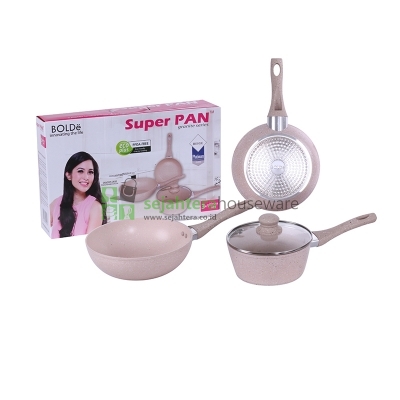 Panci Set BoLDe Super PAN 3+1 BEIGE