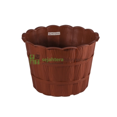 Pot Bunga CJP Kayu 906 warna (45 cm)