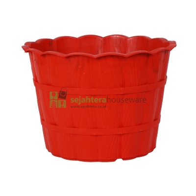 Pot Bunga CJP Kayu 820 Warna (25cm)
