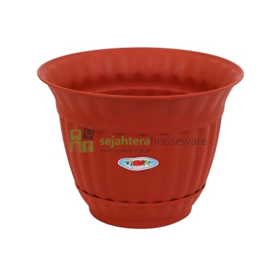 Pot Bunga Lucky Star 5574 Coklat