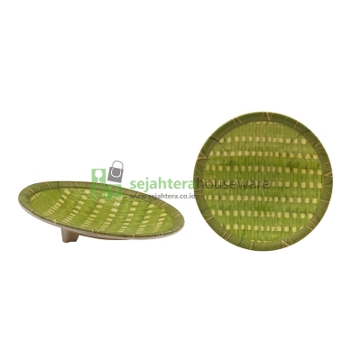 Piring Unica W 7610 Bulat Dalam Rotan
