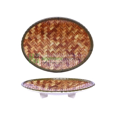 Piring Unica W 7809 Oval Rotan