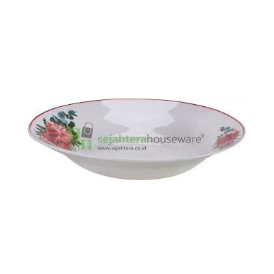 Piring Porselen 9 Inch Dinasty Motif