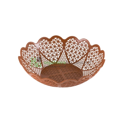 Piring Buah Ukir Love SIP 12 Inch Coklat