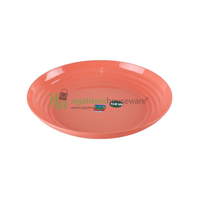 Piring Plastik Lucent Green Leaf 4073