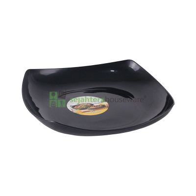 Piring Segi Hitam New Cornelius 585