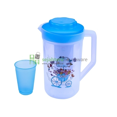 Eskan Taiwan Rose 2.1Lt ES-21+Gelas 2pcs