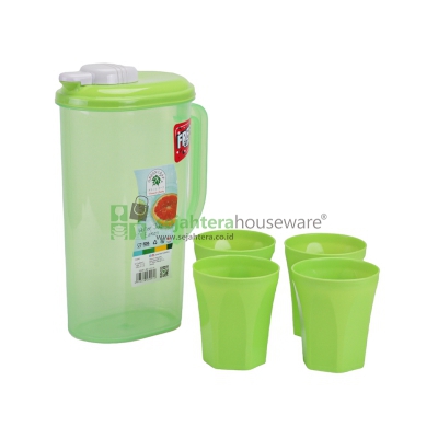 Eskan Green Leaf 5991 S 2.4L+Gelas 4pc