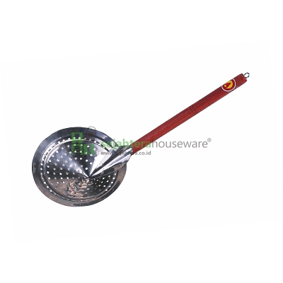 Serok Goreng Bara Logam 20 cm Gg. Kayu