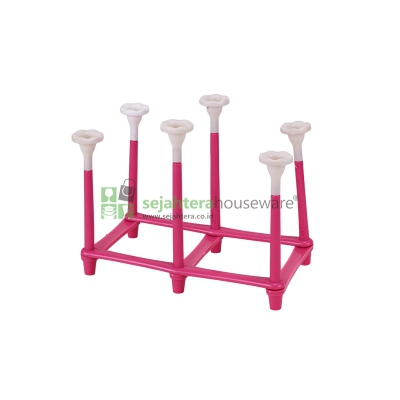 Stand Glass Lipat Hadara Plast Warna 6*