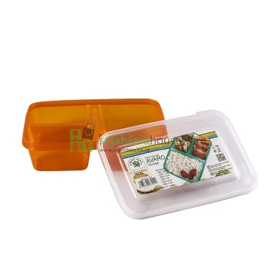 Lunch Box Green Leaf AVARO 7551