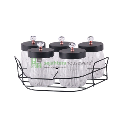 Stoples Set VENICE 5pcs VNC-R518 Black