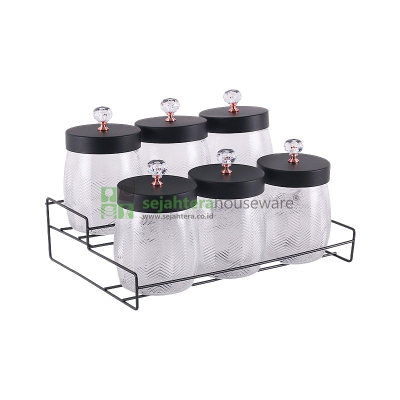 Stoples Set VENICE 6pcs VNC-R618 Black