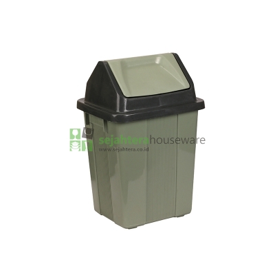 Tempat Sampah Elite Multiplast 5L Silver