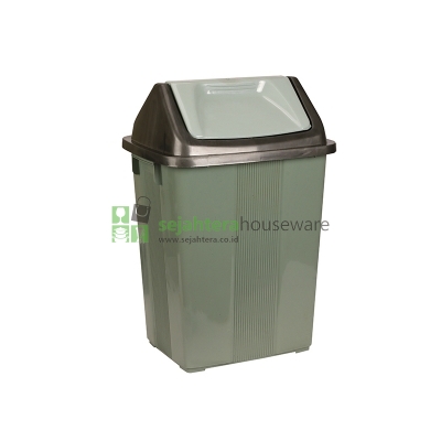 Tempat Sampah Elite Multiplast 10L Silve