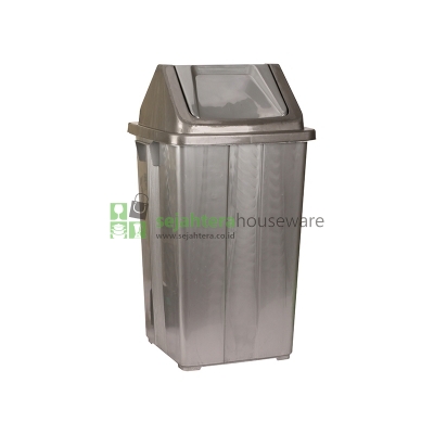 Tempat Sampah Elite Multiplast 20L Silve