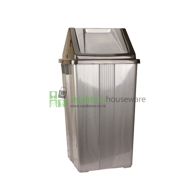 Tempat Sampah Elite Multiplast 42L Silve